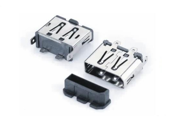 Display Port20Pin直立式母座無(wú)卷邊H=13.00MM